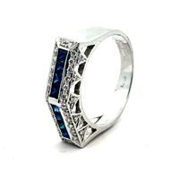 Ring Woman in Gold Zaffiro Cianfrone Gioielli ANOR-74-198